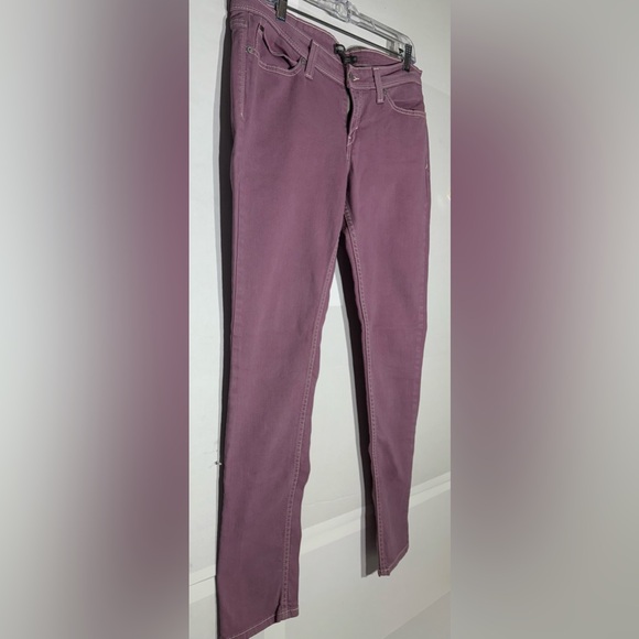 Levi's Demi Curve Low Rise Skinny Jeans Purple Women's Size W32xL32 - Picture 3 of 13